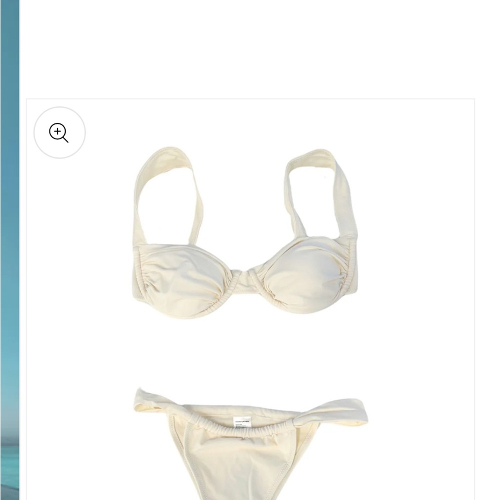 Strawberry Milk Mob Ivory Swimwear Set